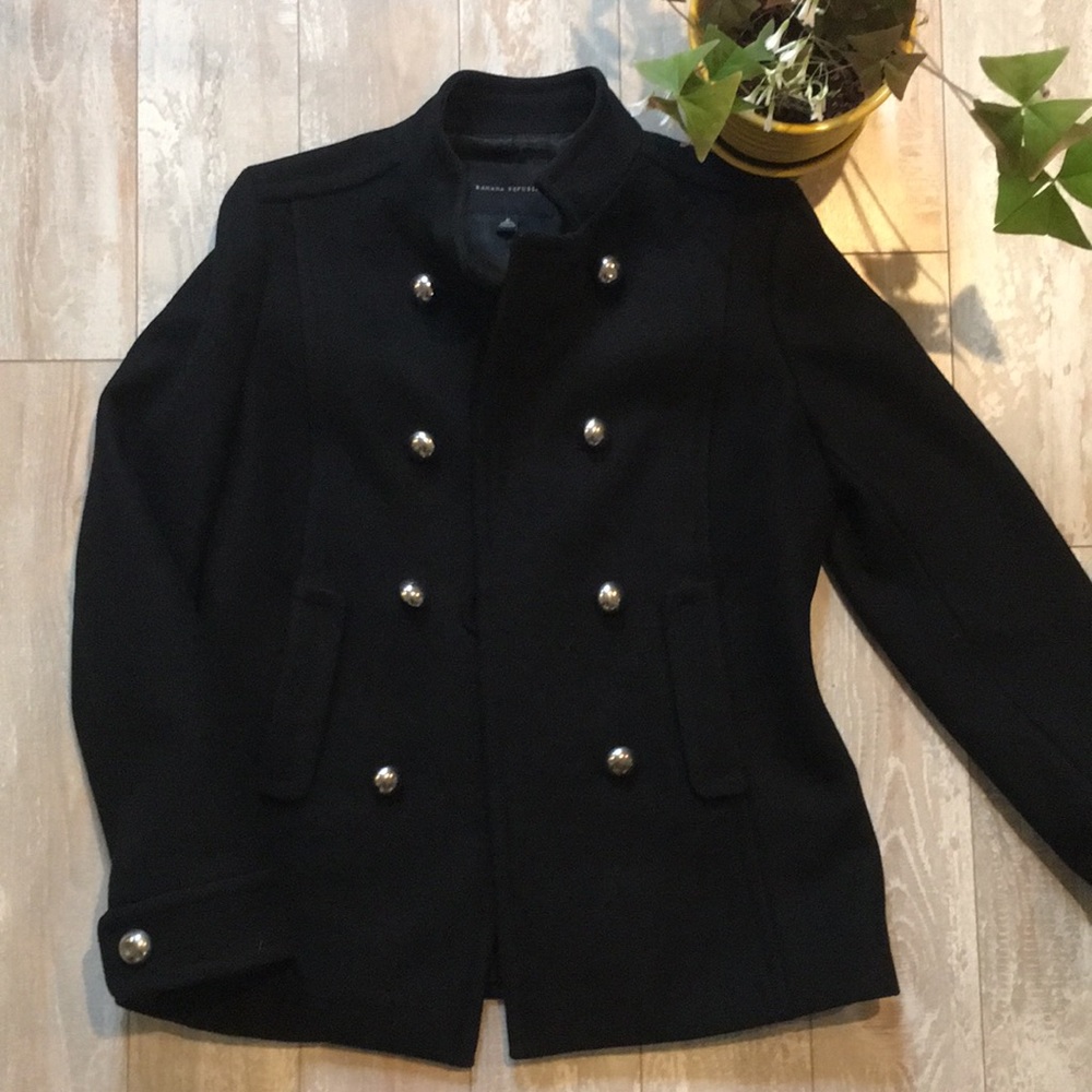 Banana Republic Wool Pea Coat M